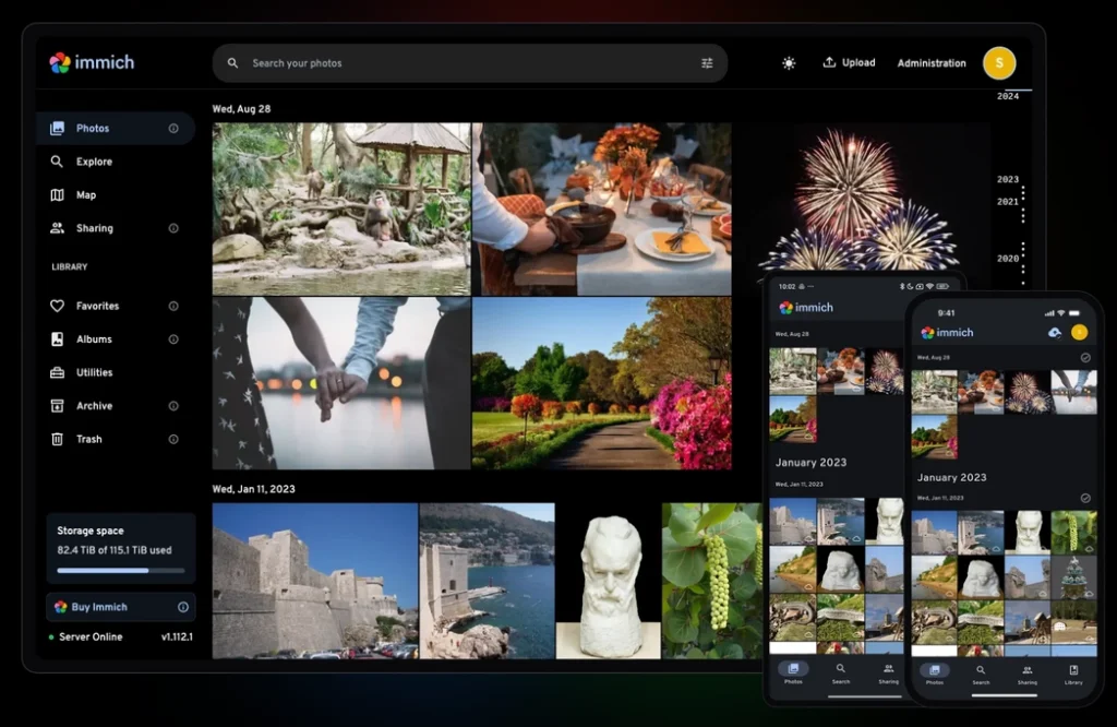 Immich：属于你自己的私人云相册