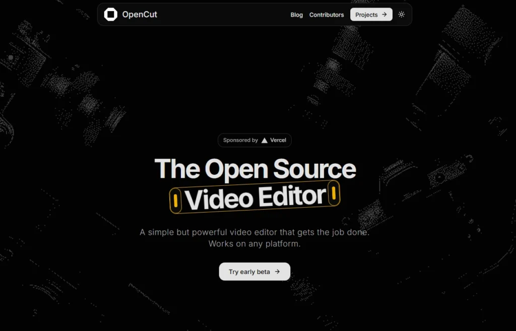 OpenCut：免费开源的视频剪辑工具, 代替CapCut