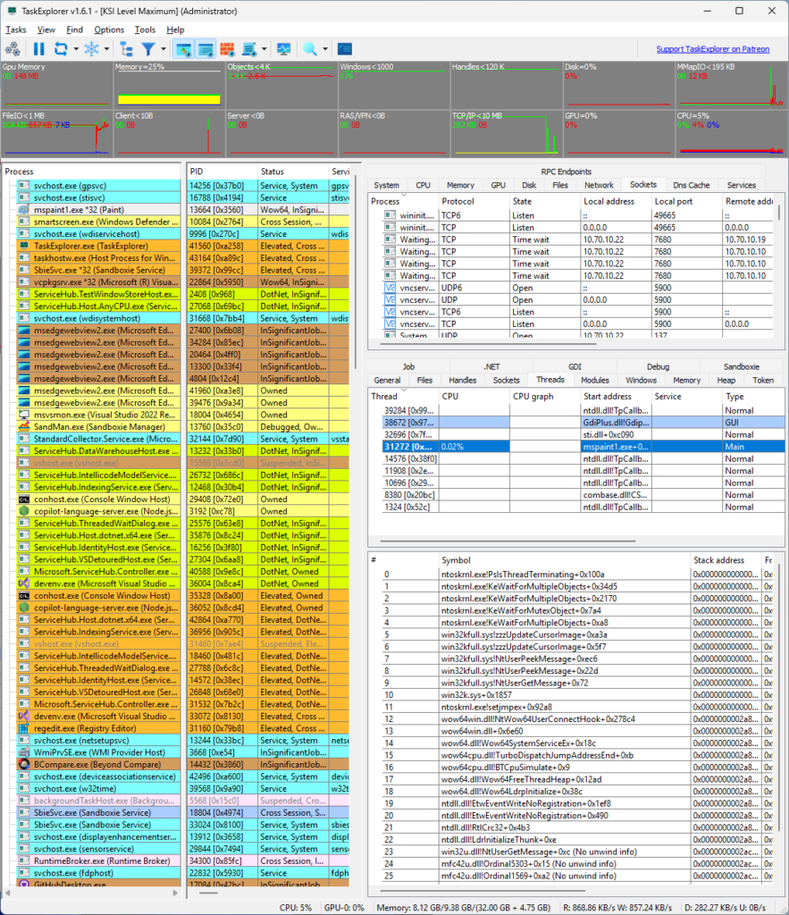 Task Explorer – 更强大、更直观的 Windows 任务管理器替代方案